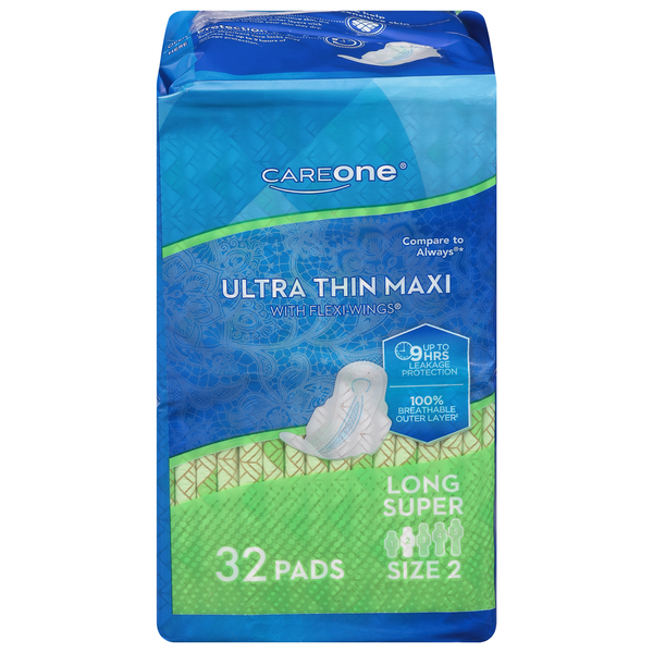 Feminine Care CareOne Ultra Thin Long Super with Wings hero