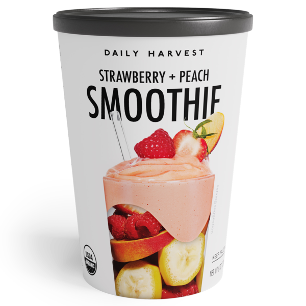 Refrigerated Daily Harvest Strawberry + Peach Smoothie hero