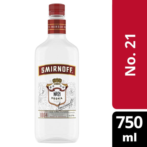 Vodka Smirnoff No. 21 80 Proof Vodka hero