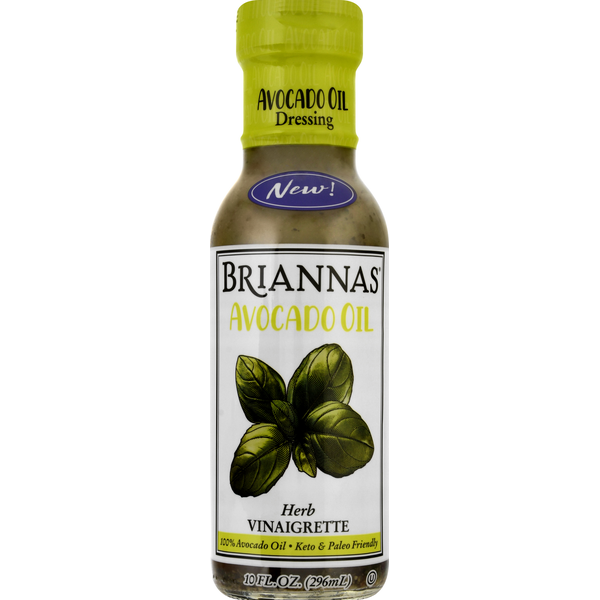 Salad Dressing & Toppings BRIANNAS Avocado Oil Dressing, Herb Vinaigrette hero