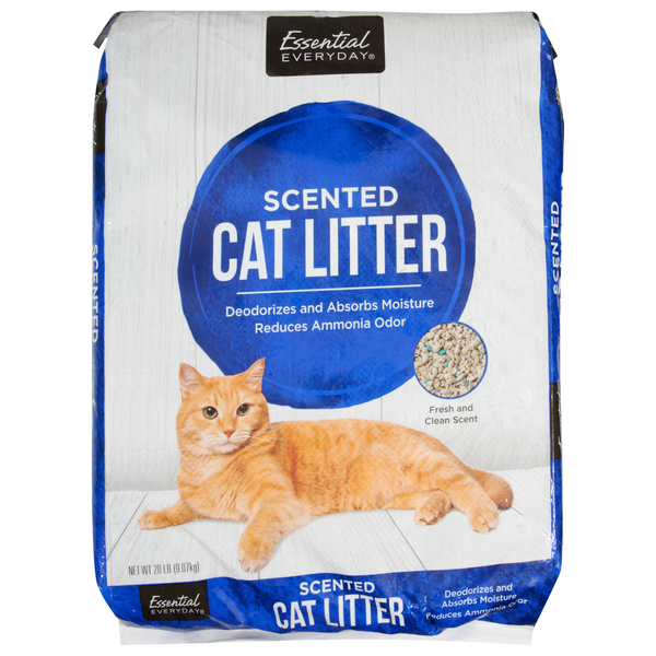 Cat Food & Care Essential Everyday Cat Litter, Fresh and Clean Scent, Scented hero