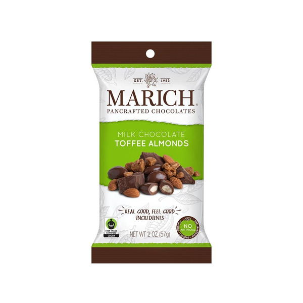 Candy & Chocolate Marich Pancrafted Chocolates Milk Chocolate Toffee Almonds hero