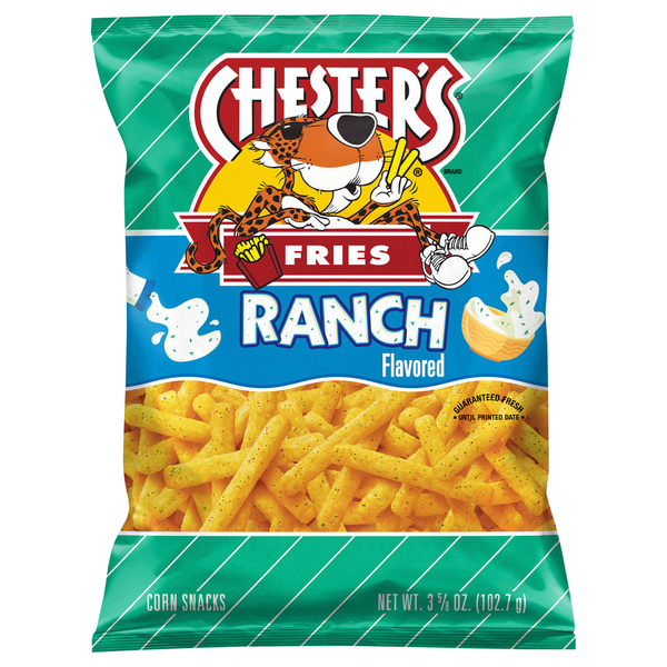 Chester's Corn And Potato Snacks Ranch Flavored hero