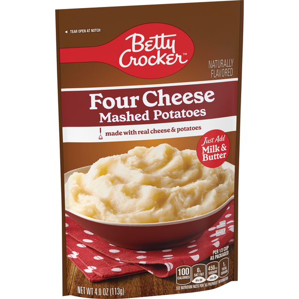 Betty Crocker Four Cheese Mashed Potatoes hero