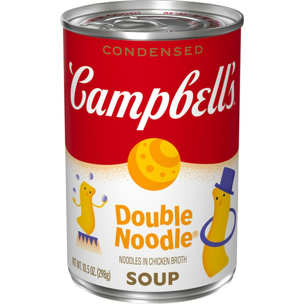 Soup, Broth & Bouillon Campbell's Double Noodles In Chicken Broth Condensed Soup hero