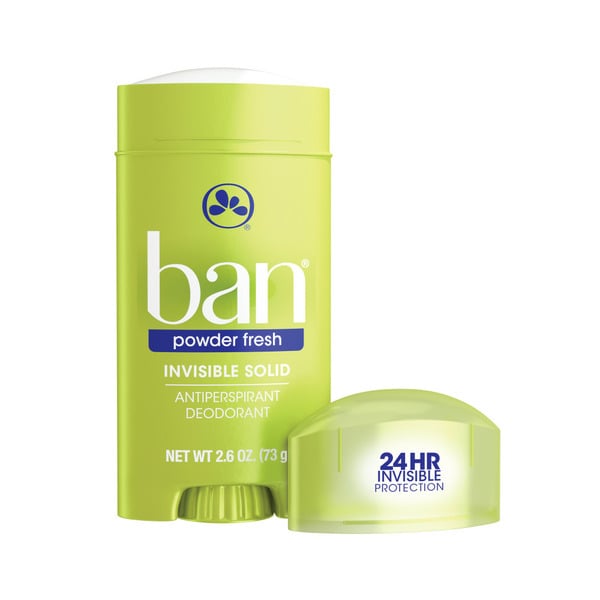 Deodorants Ban Powder Fresh 24hr Antiperspirant Solid Deodorant hero