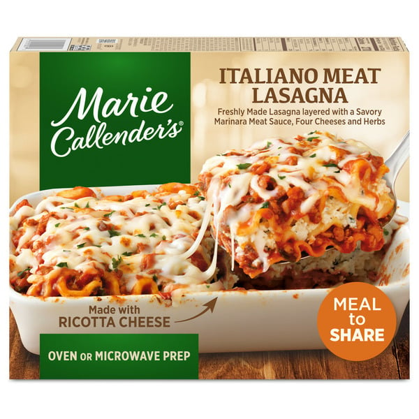 Frozen Meals Marie Callender's Italiano Lasagna With Ricotta Cheese Meal to Share, Frozen Meal hero