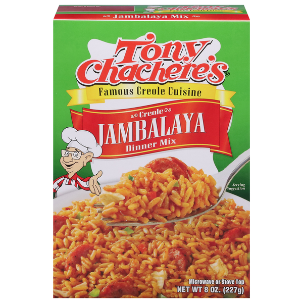 Instant Foods Tony Chachere's Dinner Mix, Jambalaya, Creole hero