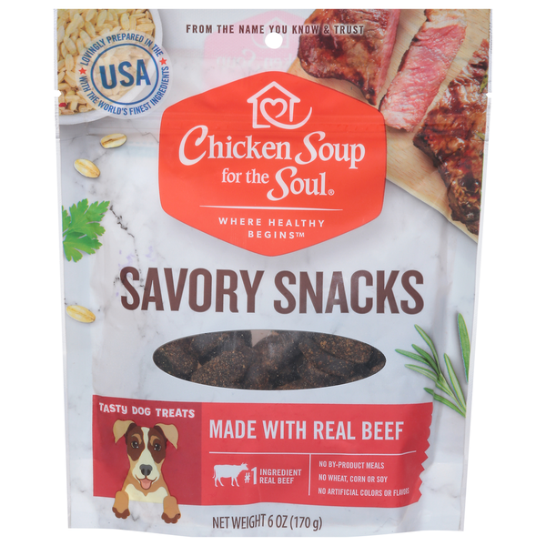 Dog Food & Care Chicken Soup For The Soul Dog Treats, Tasty, Savory Snacks hero