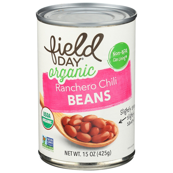 Canned Meals & Beans FIELD DAY Chili Beans, Ranchero hero