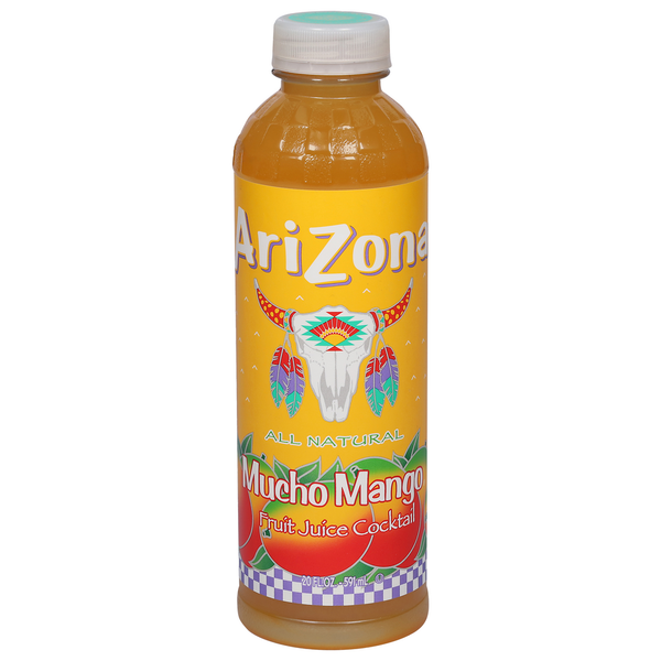 Juice & Nectars AriZona Fruit Juice Cocktail, Mucho Mango, All Natural hero