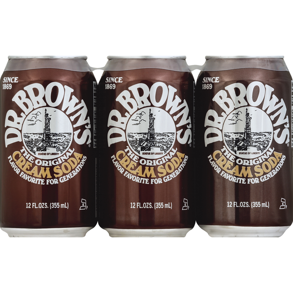 Soft Drinks Dr. Brown’s Natural Flow Soda, Cream hero