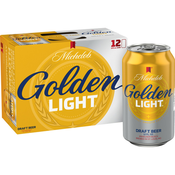 Michelob Golden Light Lager Draft Beer Cans hero