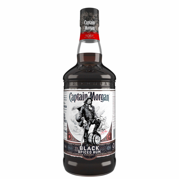 Spirits Captain Morgan Black Spiced Rum hero