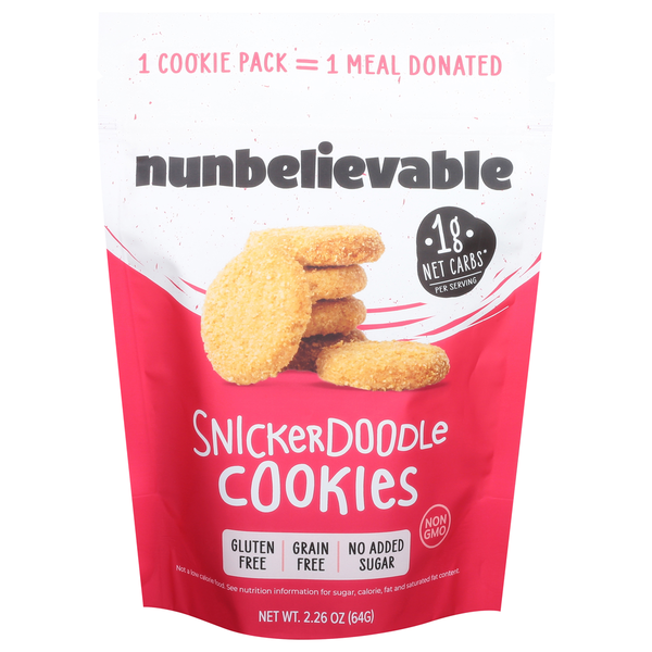 Cookies & Cakes Nunbelievable Cookies, Snickerdoodle hero