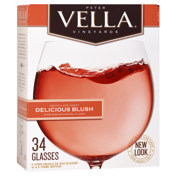 Rosés Peter Vella Delicious Blush Box Wine hero