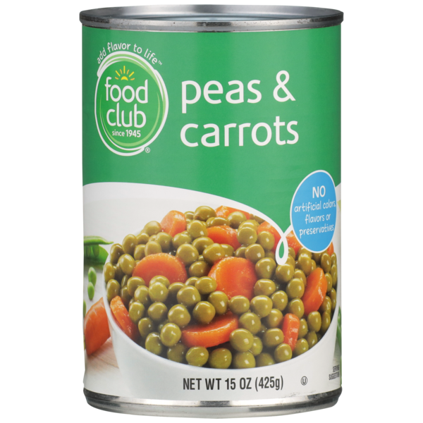 Canned & Jarred Vegetables Food Club Peas & Carrots hero