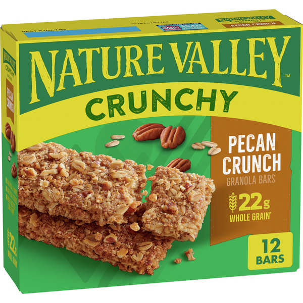 Energy & Granola Bars Nature Valley Pecan Crunch Crunchy Granola Bars hero