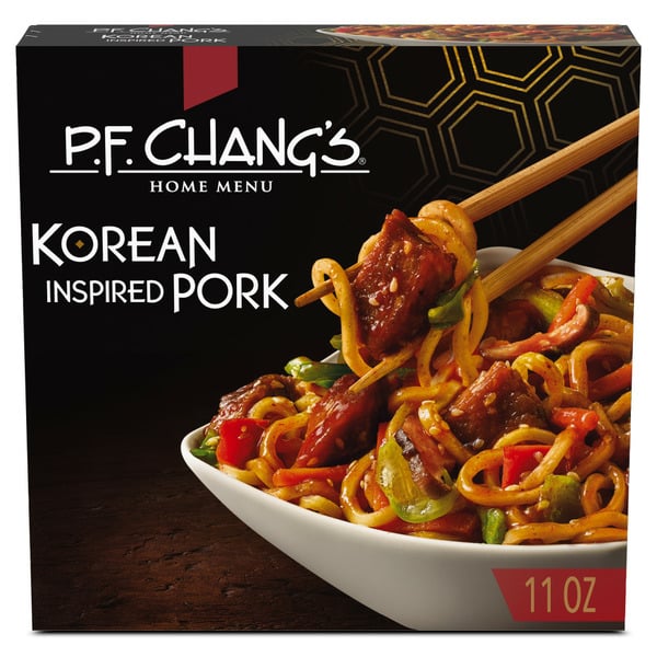 Frozen Meals P.F. Chang's Korean Inspired Pork Noodle Bowl, Frozen Meal hero