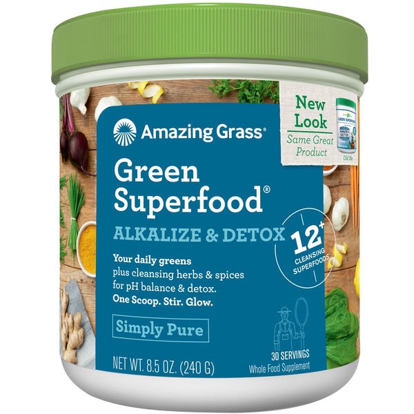 Other Superfoods & Green Foods Amazing Grass Greens Blend, Alkalize & Detox, 30 Serving hero