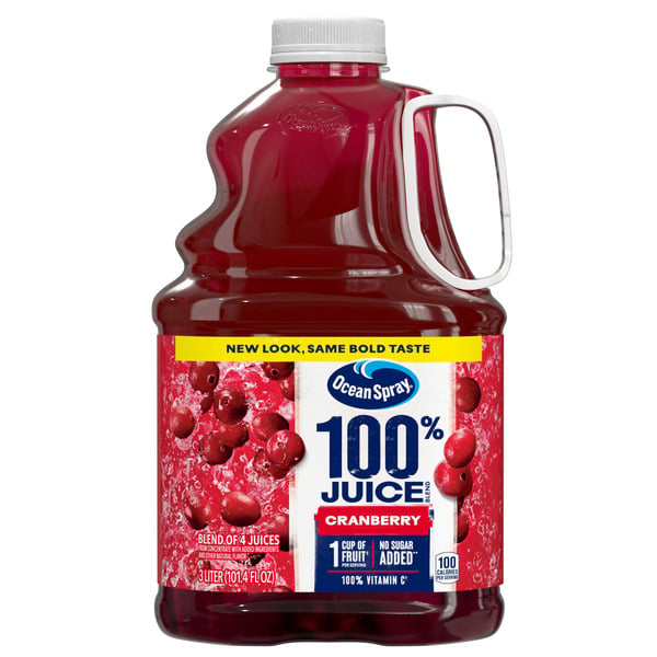 Juice & Nectar (Shelf-Stable) Ocean Spray 100% Juice Cranberry Juice Blend hero