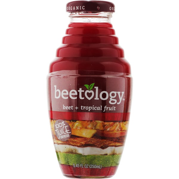 Juice & Nectars Beetology 100% Organic Cold Pressed Juice, Beet & Tropical Fruit hero