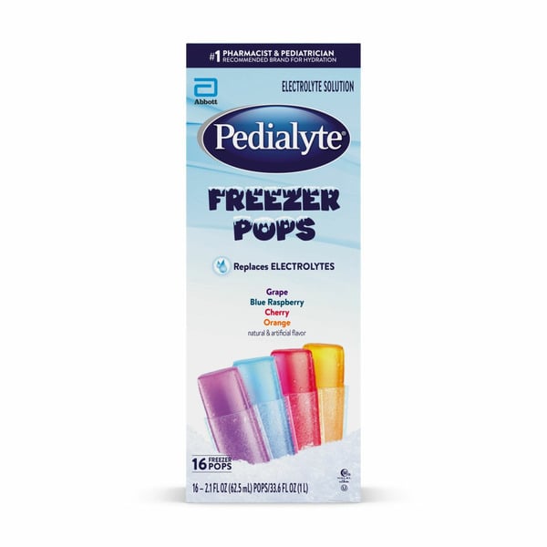 Baby Bath & Body Care Pedialyte Electrolyte Solution Pops Variety Pack Pops hero