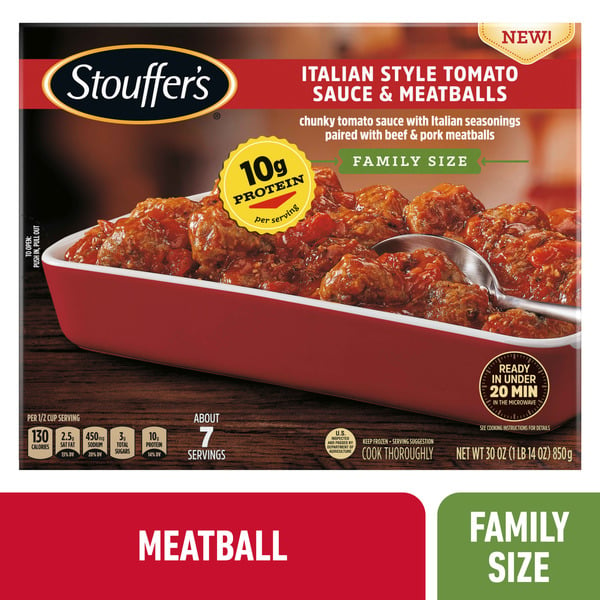 Frozen Meals Stouffer's S Frozen Meal Italian Style Meatball hero