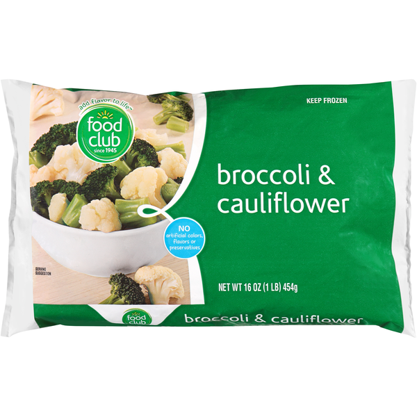 Frozen Produce Food Club Broccoli & Cauliflower hero