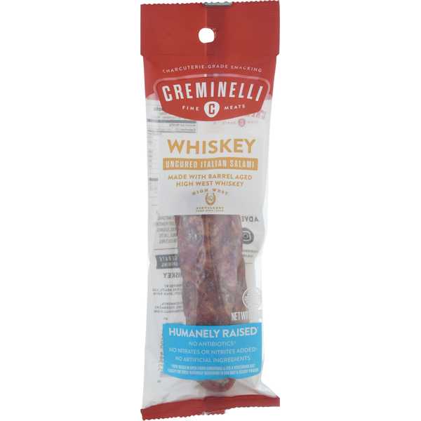 Packaged Meat Creminelli Fine Meats Salami, Whiskey hero