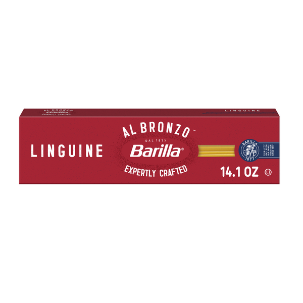 Dry Pasta Barilla Al Bronzo Linguine Pasta - Bronze Cut Pasta, Non-GMO & Kosher hero