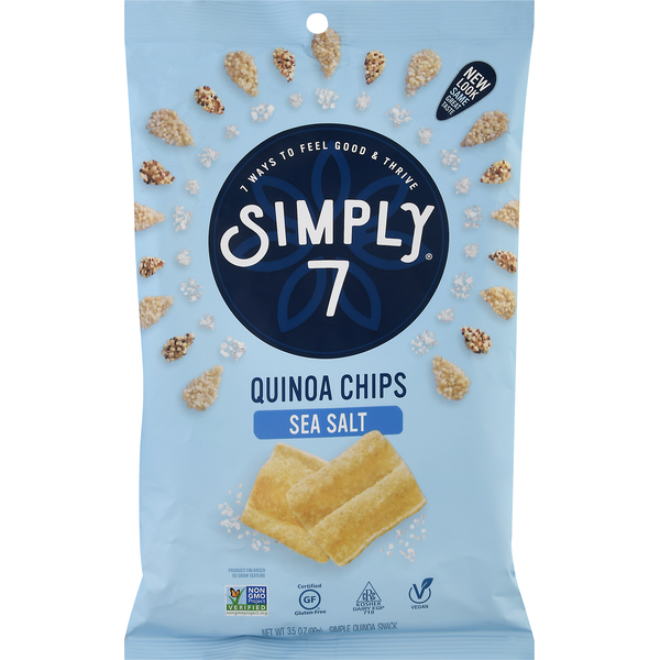 Chips & Pretzels Simply 7 Quinoa Chips, Sea Salt hero