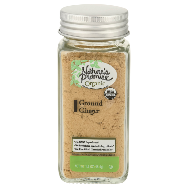 Spices & Seasonings Nature's Promise Ground Ginger, Organic, Jar hero