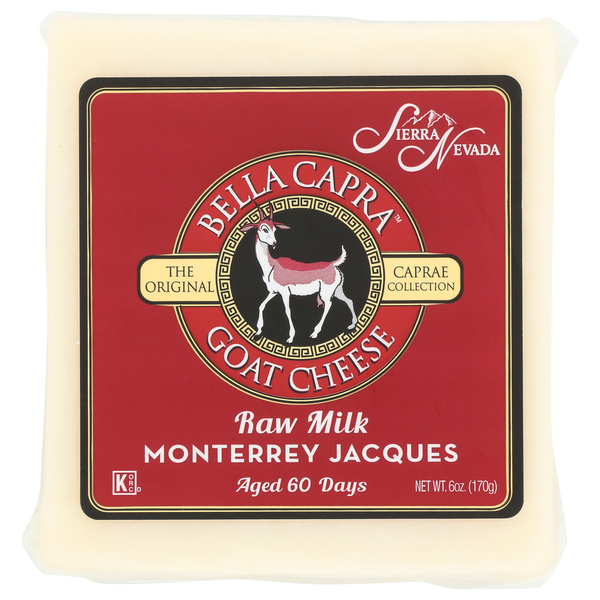 Other Creams & Cheeses Sierra Nevada Cheese Company Bella Capra Raw Milk Monterrey Jacques hero