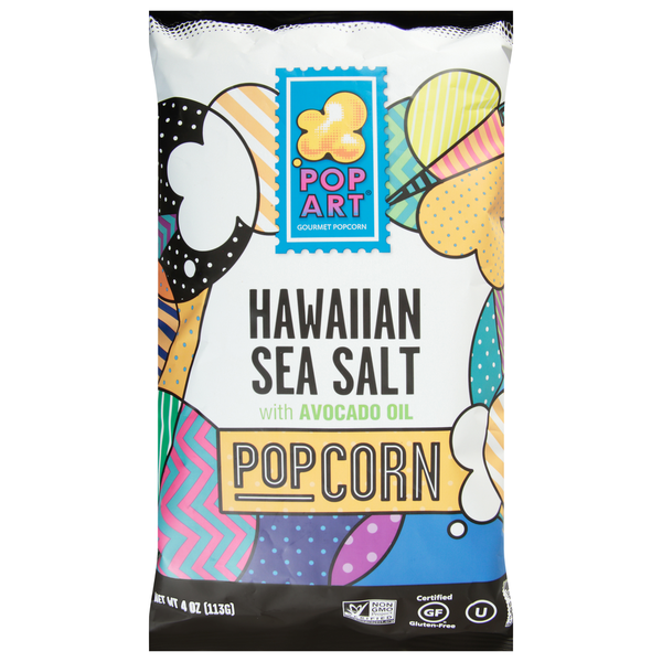 Popcorn & Jerky Pop Art Popcorn, Hawaiian Sea Salt hero