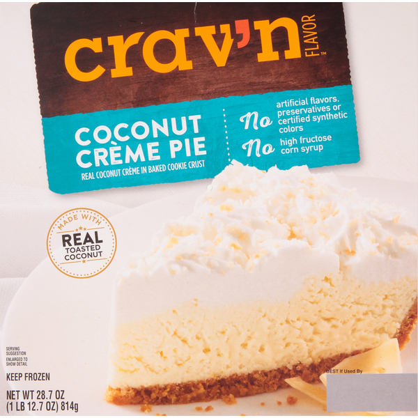 Frozen Dessert Crav'n Flavor Creme Pie, Coconut hero