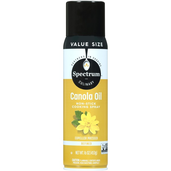 Oils & Vinegars Spectrum Cooking Spray, Non-Stick, Canola Oil, Value Size hero