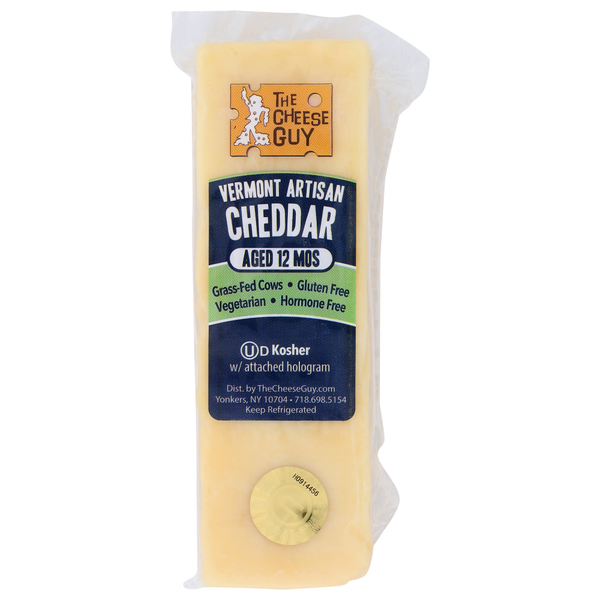 Packaged Cheese The Cheese Guy Cheddar, Vermont Medium hero