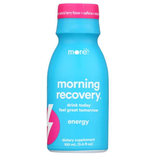 More Labs Morning Recovery + Energy Shot hero