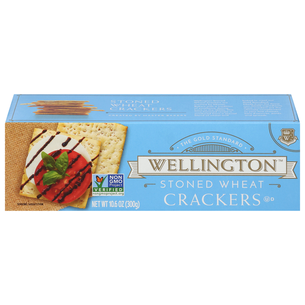 Crackers Wellington Brewery Crackers, Stoned Wheat hero