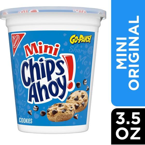 Packaged Cookies Chips Ahoy! Mini Original Chocolate Chip Cookies, Go-Paks hero