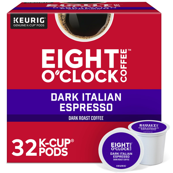 Coffee Eight O’Clock Dark Italian Roast K-Cup Pods hero