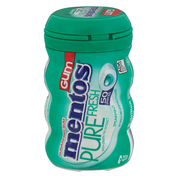 Mint & Gum Mentos Gum, Sugarfree, Spearmint hero