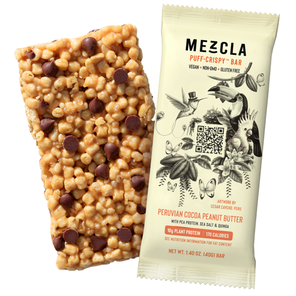 Protein & Meal Replacements Mezcla Plant Protein Bar, Peruvian Cocoa Peanut Butter hero