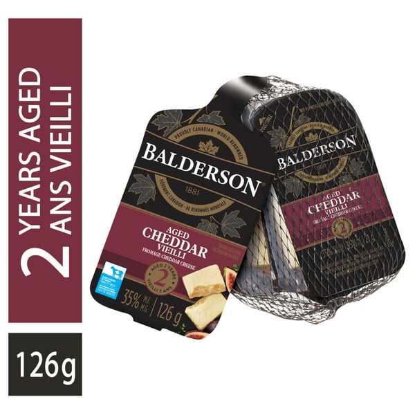 Specialty Cheeses Balderson 2 Year Portions hero