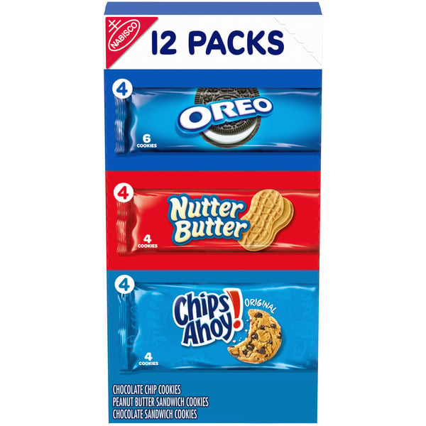 Cookies & Cakes Chips Ahoy!/Nutter Butter/Oreo Snack Packs hero