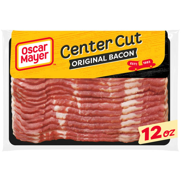 Hot Dogs, Bacon & Cold Sausage Oscar Mayer Center Cut Original Bacon hero