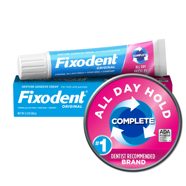 Oral Hygiene Fixodent Original Denture Adhesive hero