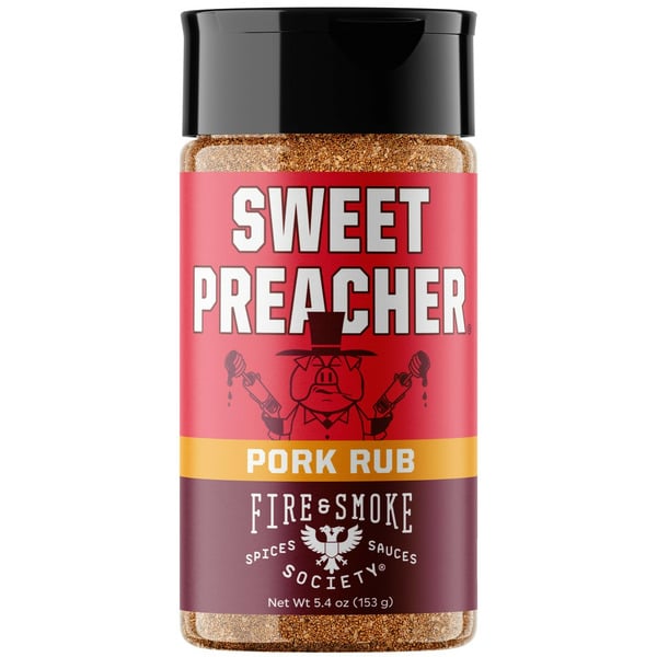 Fire & Smoke Society Sweet Preacher BBQ Seasoning Pork Rub hero