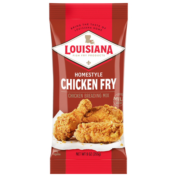 Grains, Rice & Dried Goods Louisiana Fish Fry Products Chicken Breading Mix, Homestyle Chicken Fry, Mix hero